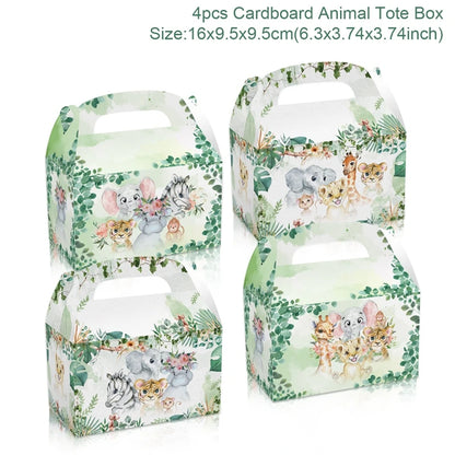 Staraise Woodland Animal Party Safari Jungle DIY Party Decor Birthday Party Decoration Kids Woodland Theme Party Baby Shower