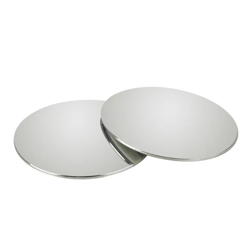 1/2PCS HD 360 Degree Wide Angle Adjustable Car Rear View Convex Mirror Auto Rearview Back Mirror Vehicle Blind Spot Rimless