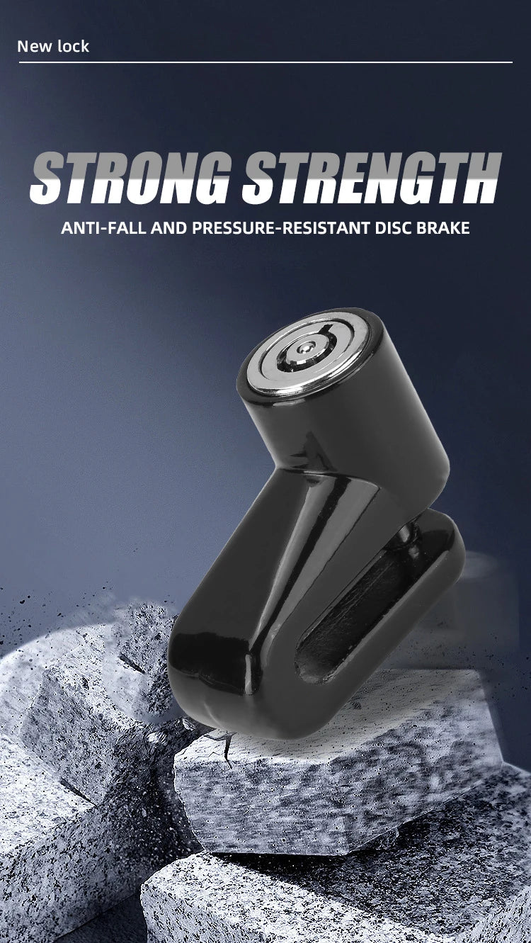 Motorcycle Bike Lock Security Anti Theft Bicycle Motorbike Motor Disc Brake Lock Theft Protection for Scooter Safety Motor Lock