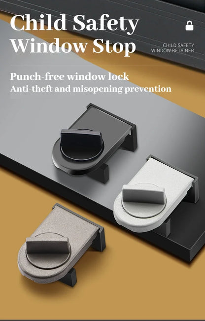 Sliding Sash Stopper Cabinet Locks Straps Doors Security Anti-theft lock Window Sliding Door Baby Kids Child Safety Doors Lock