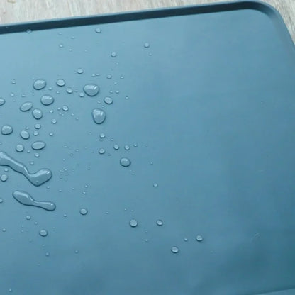 Silicone Pet Meal Mat Pet Waterproof and Anti Slip Cat Food Mat No Cleaning Required Puppy Feeding Bowl Mat Pet Accessories