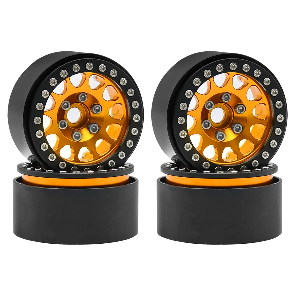 Metal 1.9 Beadlock Wheel Rim Hub for 1/10 Hsp Redcat Rc4wd WRAITH Tamiya Axial SCX10 D90 HPI RC Car Spare Part