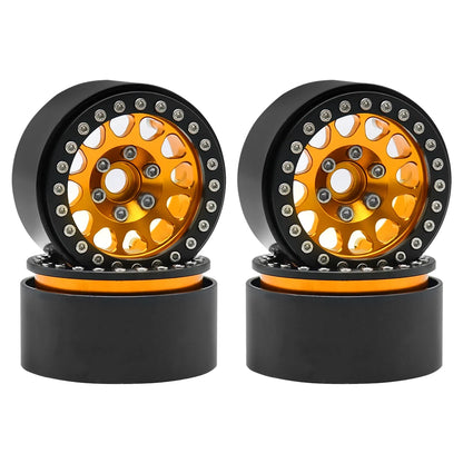 Metal 1.9 Beadlock Wheel Rim Hub for 1/10 Hsp Redcat Rc4wd WRAITH Tamiya Axial SCX10 D90 HPI RC Car Spare Part