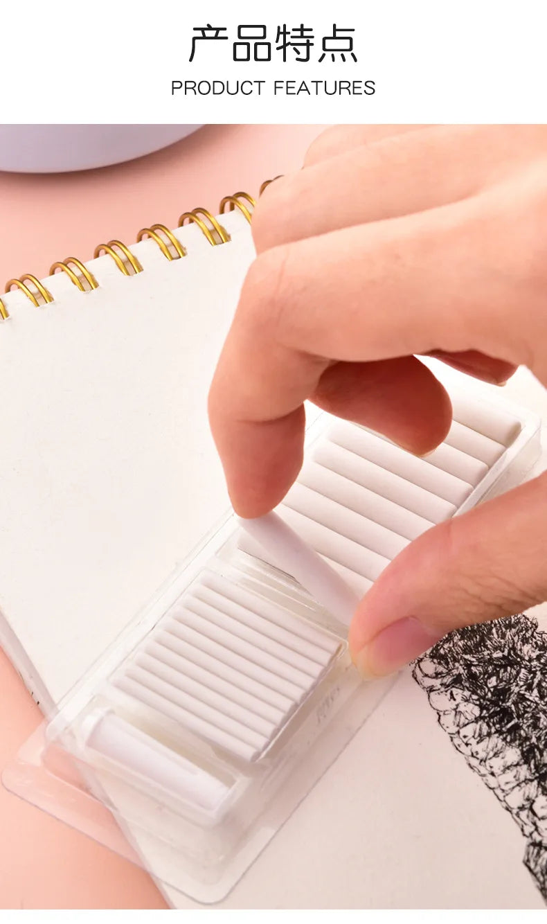 Electric Eraser Art Drawing Eraser Highlight Sketch Eraser for Students with Refills Correction Supplies Stationery