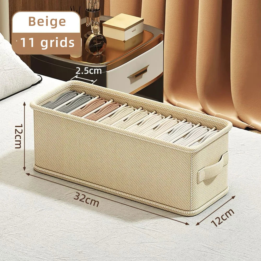 Sports Bra Underwear Organizer Storage Box Panties Socks Storage Boxes Wardrobe Clothes Organizer Cabinet Drawers Separator Box