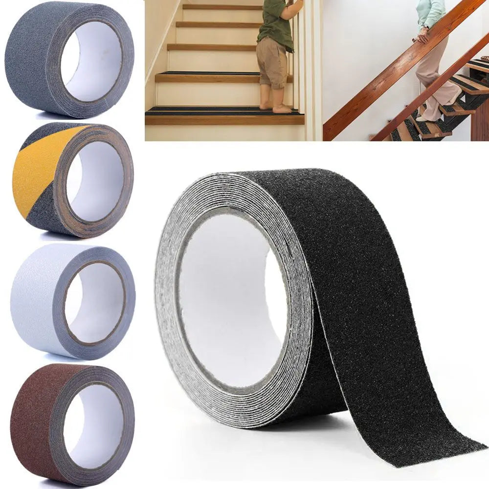 1Roll 5M Non Slip Safety Grip Tape Anti-Slip Indoor Outdoor Stickers Strong Adhesive Safety Traction Tape Stairs Floor