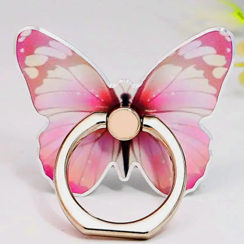 Luxury Universal Beautiful Butterfly Mobile Phone Handle Holder Suitable Mobile Phone Ring Holder Mobile Phone Holder Socket