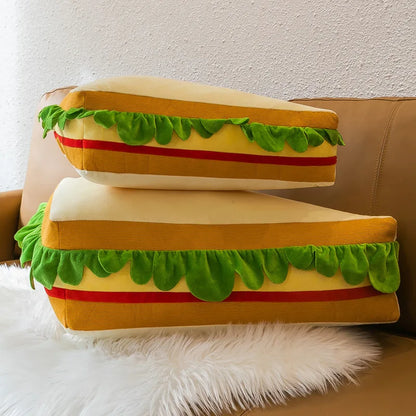 Plush Stuffed Toys Cute and Creative Sandwiches Pillows Toast Bread Children's Sofas Bedside Pillows Large Cloth Dolls Birthday