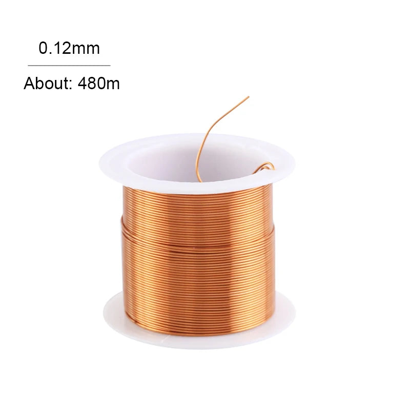 50g copper wire diameter 0.1~0.35mm length about 55m-650m cable copper wire wire copper paint wire enameled copper winding wire