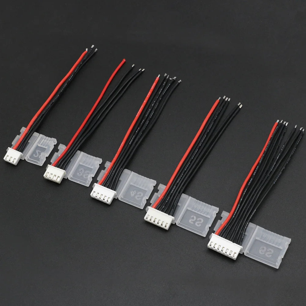 20pcs/lot 2S 3S 4S 5S 6S JST-XH Balanced head protection Balance Plug Savers AB Clip for Rc Lipo Battery