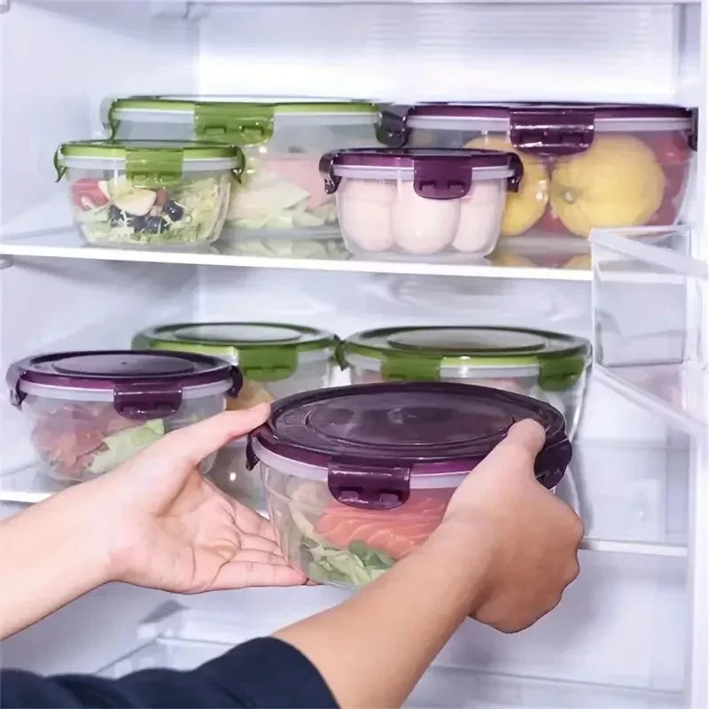 Fridge Organizer Food Storage Containers Fresh Fruit Refrigerator Storage Box Snack Sealed Jar Lunch box Kitchen organizer