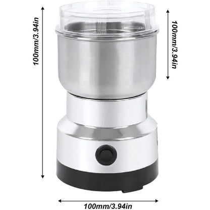 4 Blade Grain Grinder Coffee Kitchen Multifunctional Chopping Home Electric Coffee Grinder Nut Bean Flavor Blender Gifts US EU