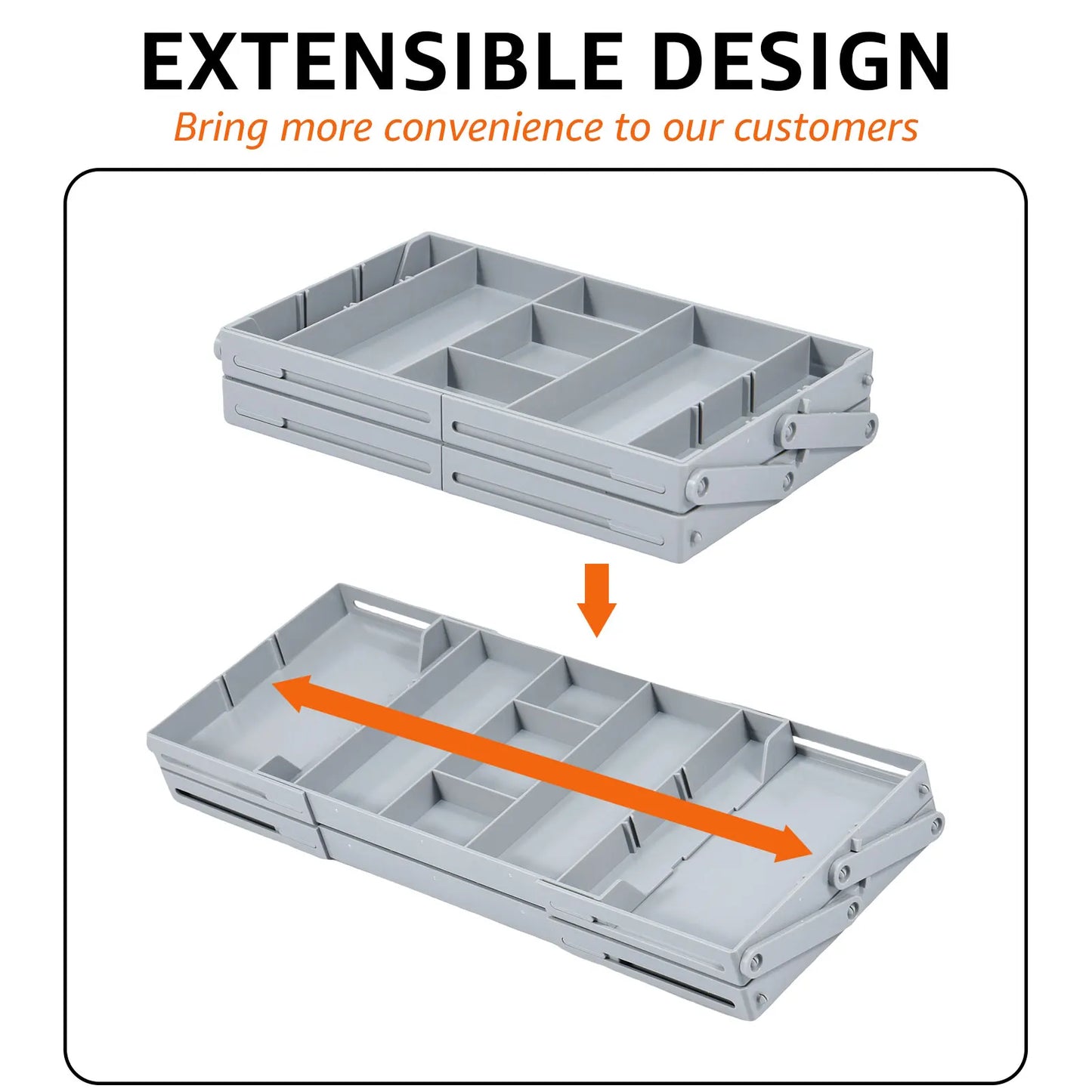 2/3 Tier Foldable Drawer Organizer Multi Level Storage Tray Adjustable Divider Versatile Expandable Drawer Jewelry Organizer