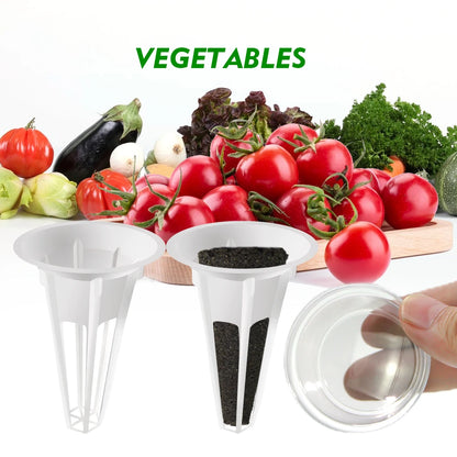 Plastic Hydroponic Planter Basket Soilless Cultivation System for Aerogardens Planter Indoor Garden Plants Vegetable Container