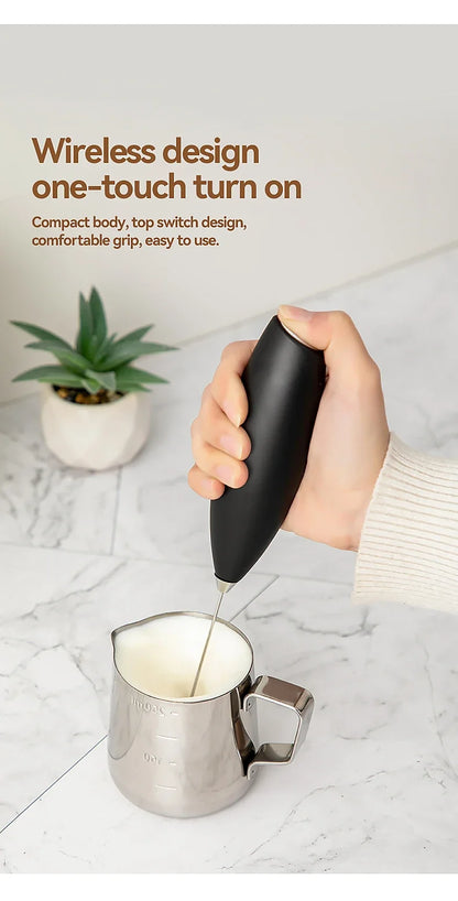1PC Hand Blender Electric Egg Beater Milk Frother Wireless Mini Drink Mixer Foamer Household Kitchen Stirring Tools