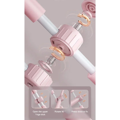 Posture Corrector Shoulder Neck Humpback Corrector Stick Stretching Tool Humpback Correction Stick Retractable Design for Women