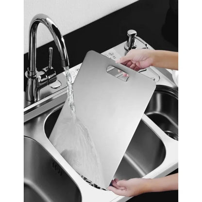 Kitchen Cutting Board Made of Stainless Steel with Durable,non Slip and Hygienic Surface Suitable for Preparing Meat Fruit Dough