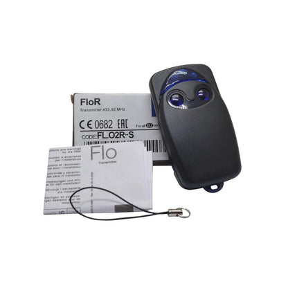 2PCS FLOR FLO2RS 433.92MHz Rolling FLO4RS ON1 ON2 ON4 INTI1L INTI2L INTI1Y INTI2Y Garage Gate Opener Remote Control