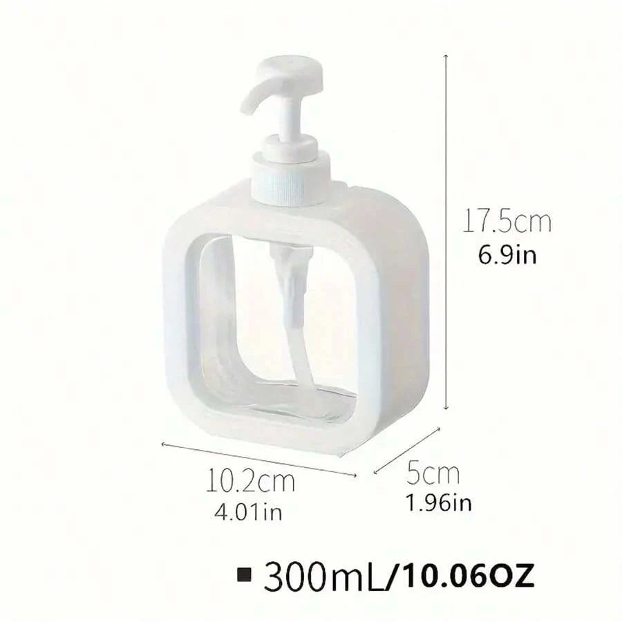 New Transparent Dispensing Bottle, Bathroom Hand Sanitizer Dispensing Bottle, Plastic Press Bottle, Visual Lotion Dispensing Empty Bottle