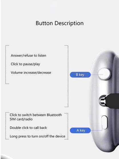 Jerry 5.3 Headset wireless headset, HIFI360° panoramic sound, rotary switch button, esports gaming wireless headset