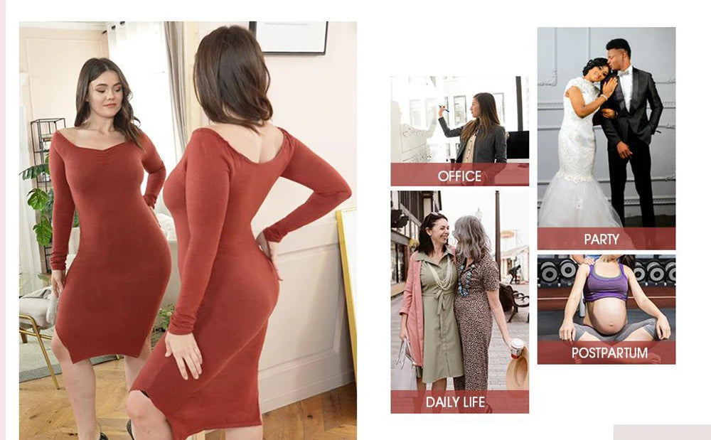 Shapewear Shorts for Women High Waist Tummy Control Underwear Slimming Seamless Panties Breathable Fabric Butt Lifting Shaper