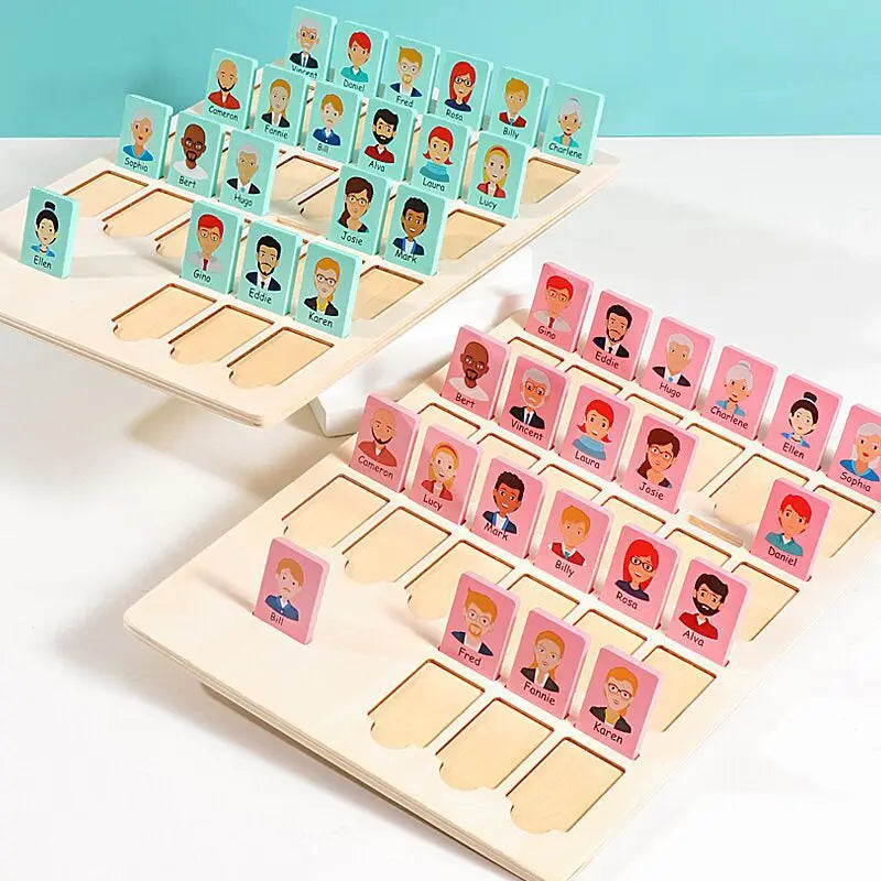 Family Guessing Games Guess Who Am I Classic Board Game Toys Memory Training Parent Child Leisure Time Party Indoor Games