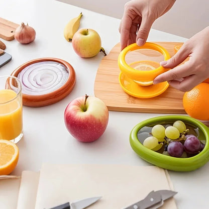 1pc/4pcs Reusable Food Freshness Preservation Pods with Stretchable TPU Lids - Food Storage Containers for Fruit & Vegetable - W