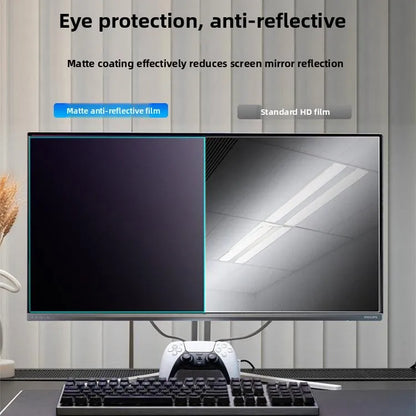 Blue Light Bloing Cuter Screen Protector Anti Reflective Eye Protection Film Desktop 24 Inch Radiation Free Static Absor...