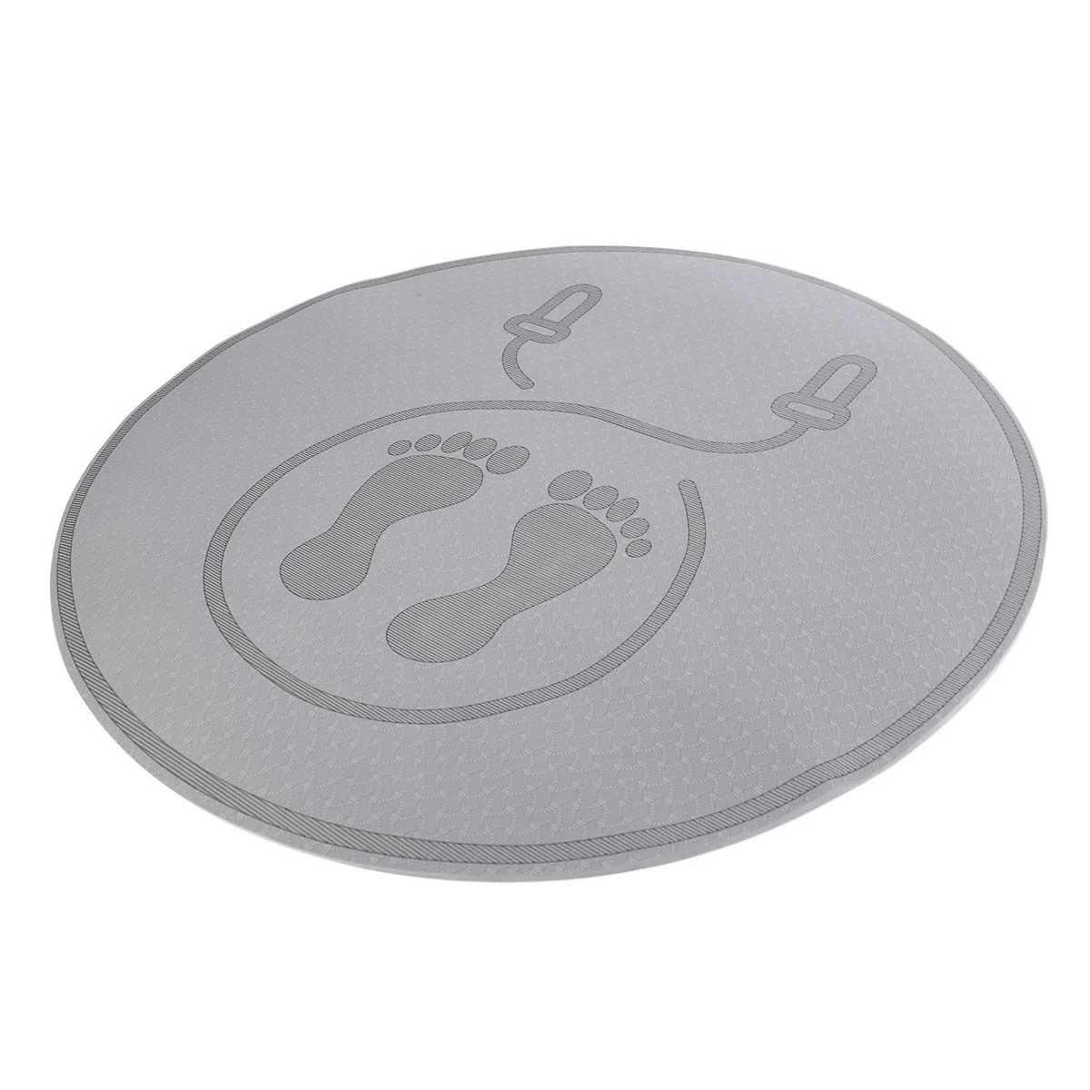 Y67A-2X Jump Rope Mat Shock Absorption And Sound Insulation Household Mute Mat Indoor Outdoor Fitness Sports Yoga Mat,Black