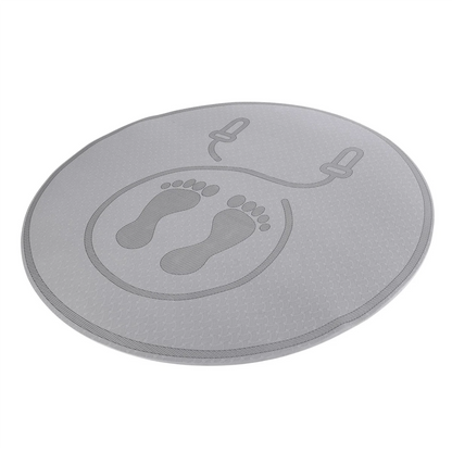 Y67A-2X Jump Rope Mat Shock Absorption And Sound Insulation Household Mute Mat Indoor Outdoor Fitness Sports Yoga Mat,Black