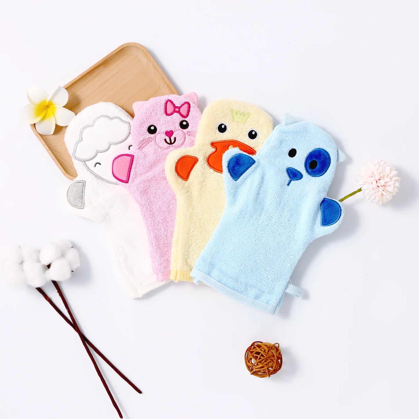Baby Bath Wipe Baby Rubbing Bath Towel Bath Cotton Soft Towel Material Bath Wipe Neonatal Supplies