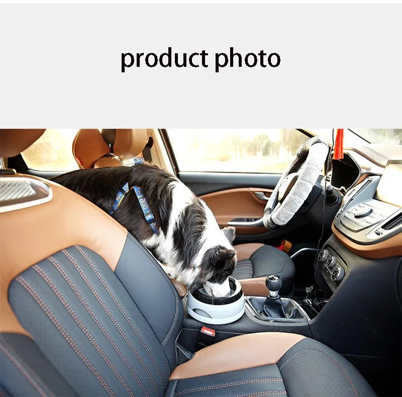 VZZ Pet Dog Bowls Floating Not Wetting Mouth Cat Bowl No Spill Drinking Water Feeder Plastic Portable Dog Bowl  dog accessories