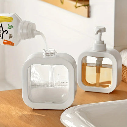 1pc Large Capacity Empty Bottle Laundry Detergent Dispensing Bottle and Shower Gel Detergent Dispensing Bottle