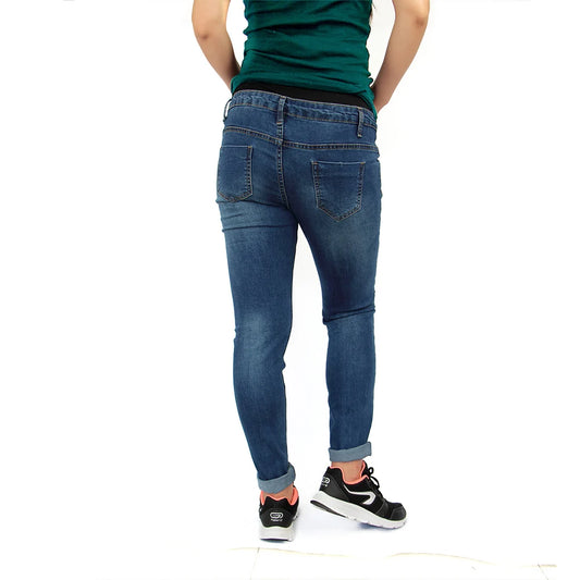 Maternity Clothing Jeans Insert Panel Skinny Cotton Denim Pants for Pregnant Women Pregnancy Clothes