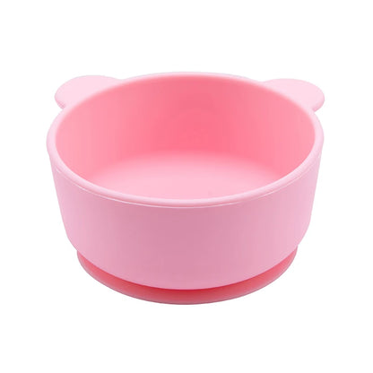 New Silicone Baby Feeding Bowl Tableware for Kids Waterproof Suction Bowl Feeding Bowl BPA Free Silicone Dishes for Baby Bowl