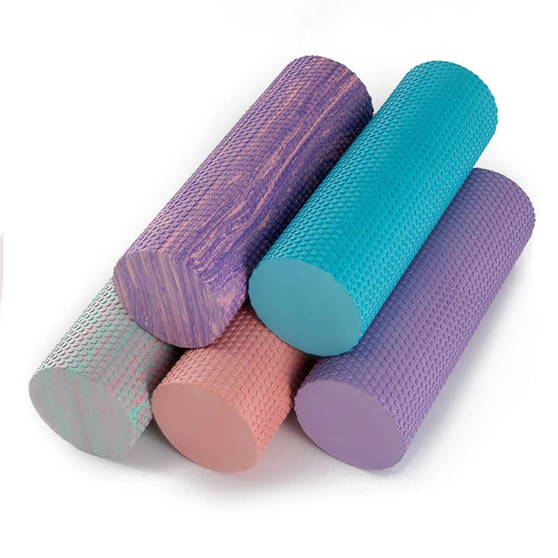 Extended 90cm  EVA Foam Roller Me Pattern Yoga Massage Sti Fitn Exercise Muscle Relaxation Roller