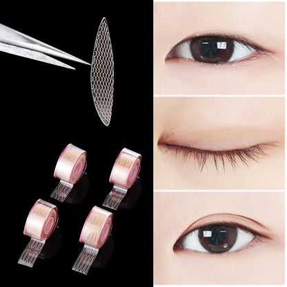 Ultra Invisible Eyelid sticker Lace Fiber Eyelid Lifting Tape Natural Waterproof Sweatproof Big eyes Eyelid sticker