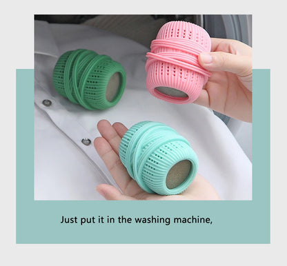 Reusable Clothes and Hair Cleaning Tool, Pet Hair Remover, Washing Machine Cat Hair Catcher, Laundry Ball, Silicone