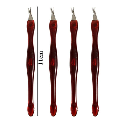 Nail Care Tool Cuticle Nipper Manicure Nail Art Nail Polish Removal Cuticle Remover Nail Cuticle Pusher Dead Skin Fork