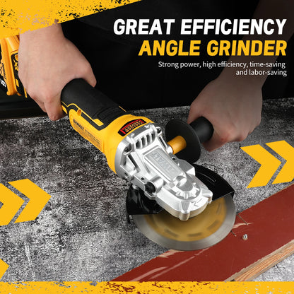 DEWALT DCG405FN Angle Grinder 20V Brushless Motor Cutting Machine 125mm Rechargeable Cordless Handheld Polishing Machine