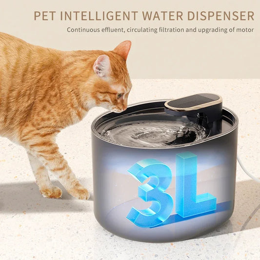 Pet Cat Water Fountain Automatic Cat Drinking Fountain USB Charge Electric Feeder Pet Water Dispenser for Cat Supplies