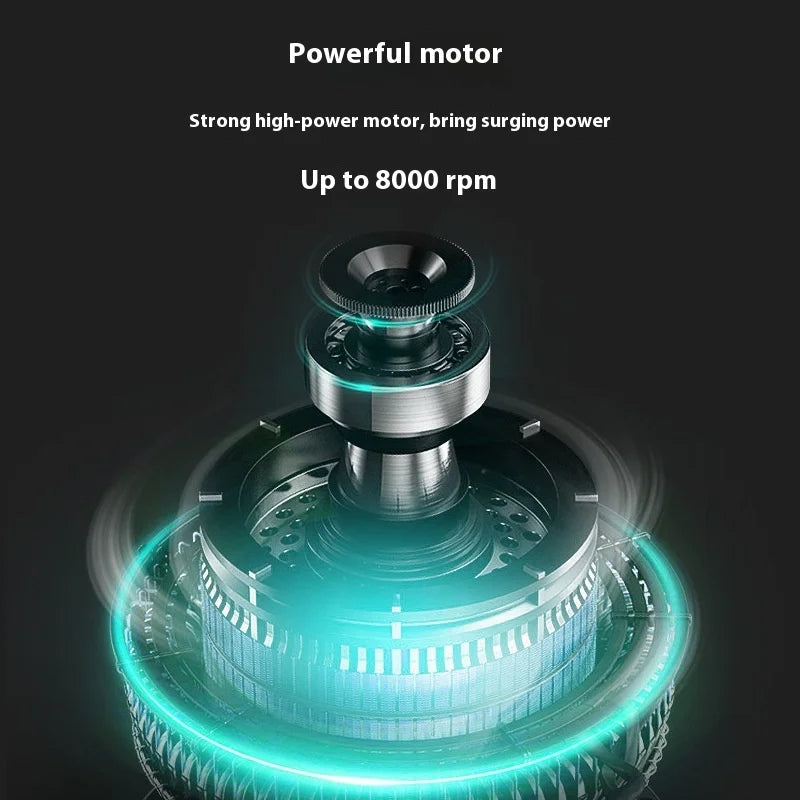 Portable Mini Wireless Massage Gun Home Electric Sports Handheld Fascial Gun Body Deep Tissue Muscle Vibration Fitness Massager