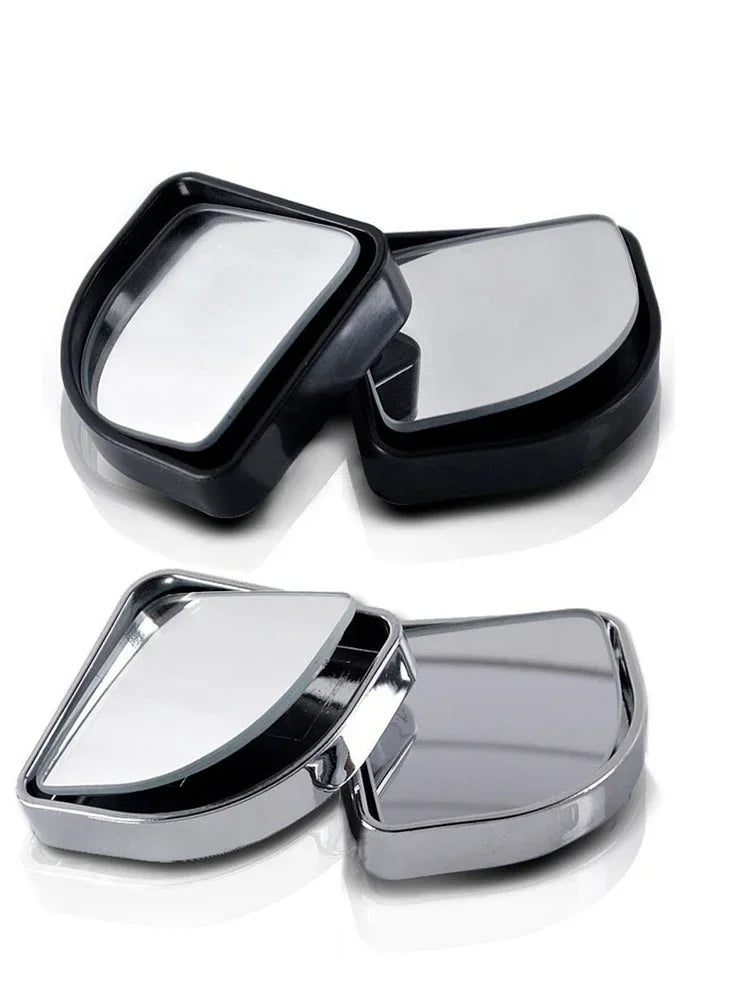 Car blind spot small round mirror car rear view auxiliary mirror sector-shaped adjustable reflector at any angle universal 3R-01