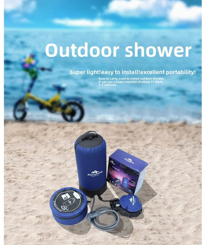 Outdoor Gadgets Shower Bag Camping Folding Shower Bag Bath Bag Hot Water Bag for Bathing Camping Gear  Multitool