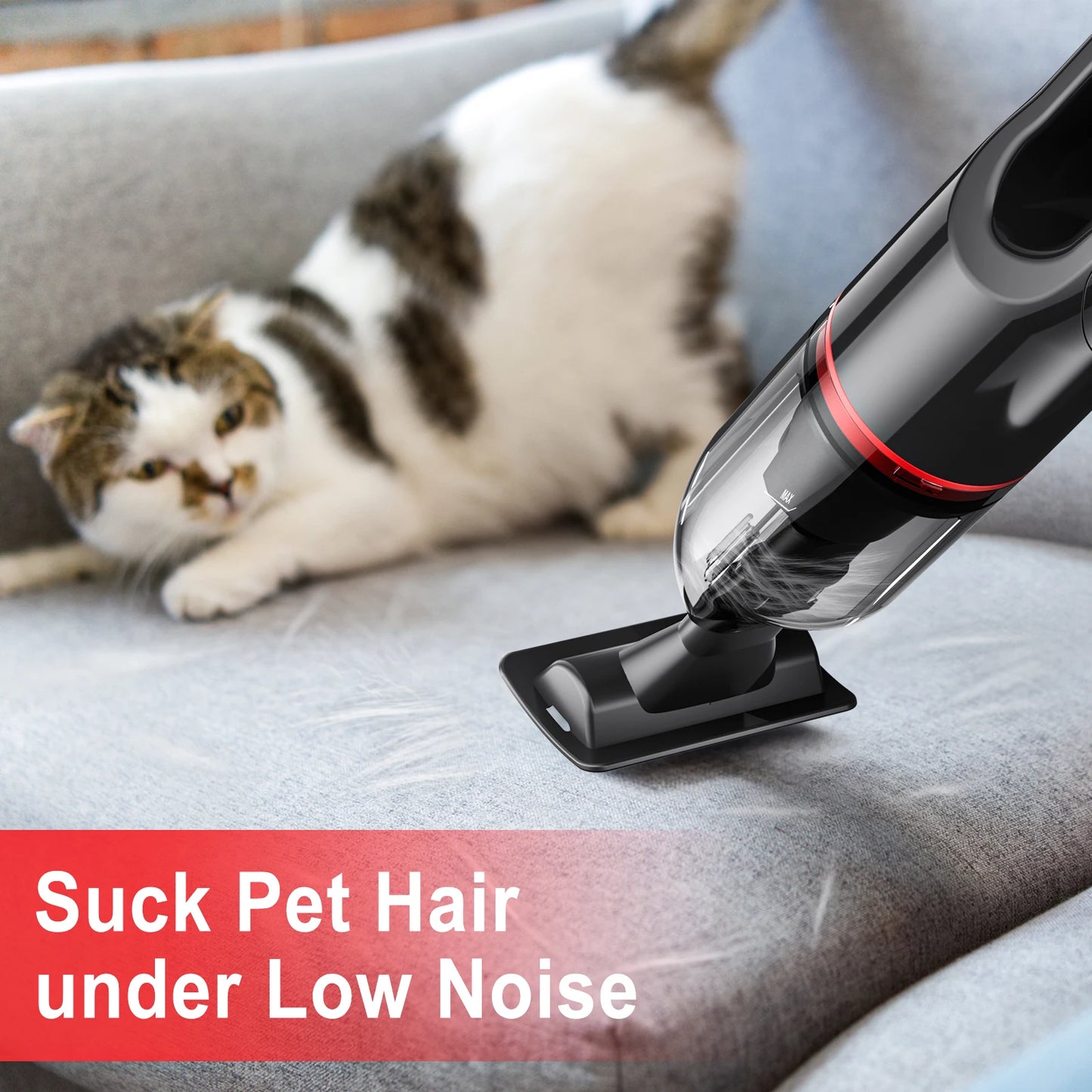 Portable Support Clean Liquid Wet and Dry Handheld Wireless 8000Pa Auto Vacuum High-power Vacuum Cleaner For Home Pet Car