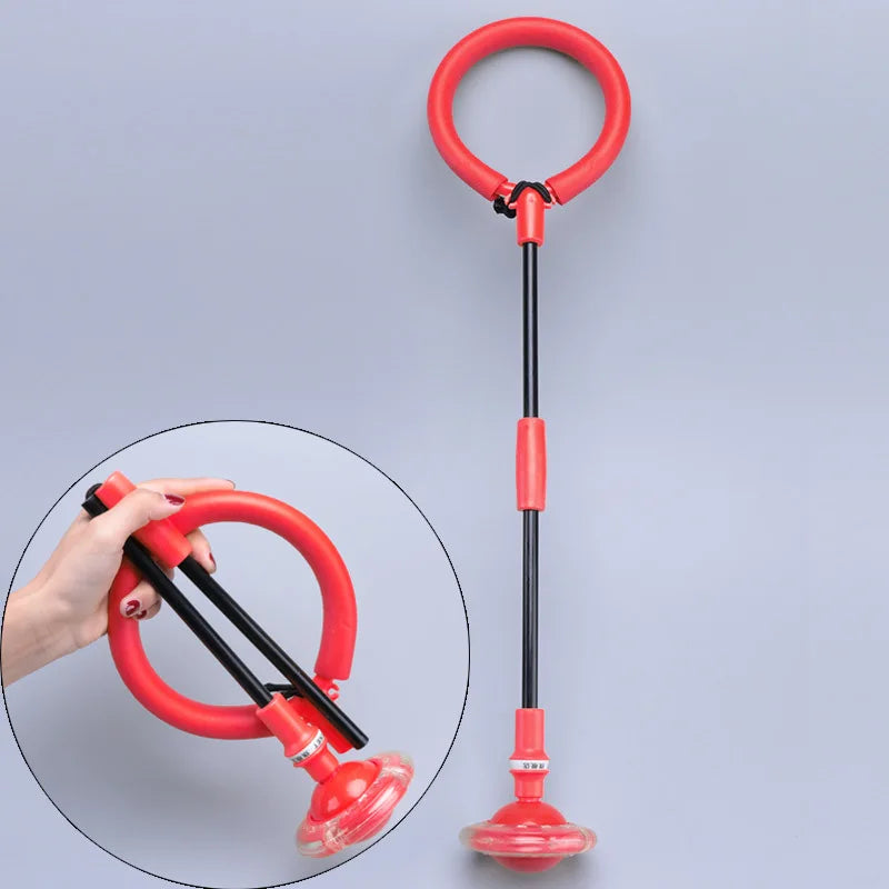 Flash Jumping Rope Ball Kids One Foot Outdoor Fun Sports Children Jumping Force Reaction Training Swing Ball Child-parent Games