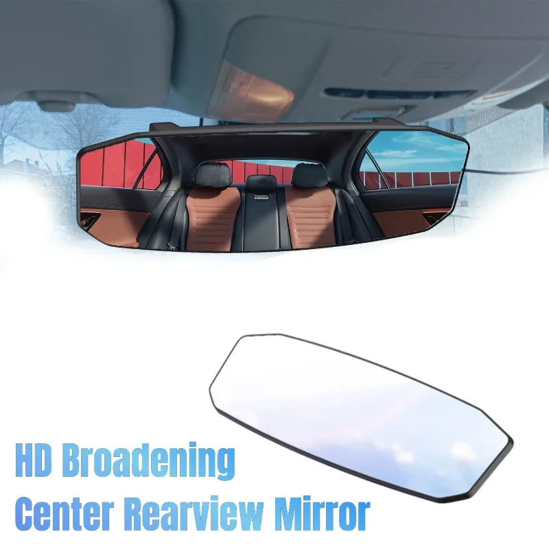 Universal Wide Angle Convex Rearview HD Mirror Center Rear View Baby Child Seat Watch Sun Visor Interior Monitor Auto Accessory