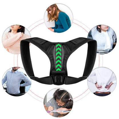 Posture Corrector Unisex Adjustable Back Clavicle Support Back Brace for Neck Back Shoulder Reshape Body