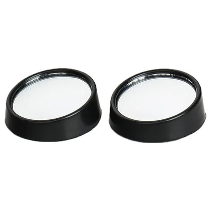 Car Rearview Mirror Car Blind Spot Mirror 360° Car Reversing Assist Mirror Glass Bezel-less Fan-shaped Small Round Mirror