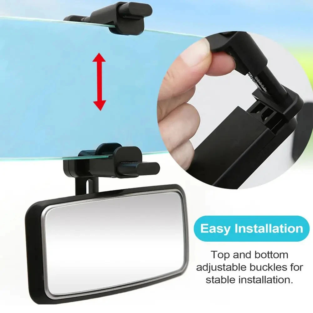 Baby Mirror Car Interior Rear View Mirror Clip Rear Facing Mirrors For Auto Safety Driving Kids Baby Monitor Angle Adjustable